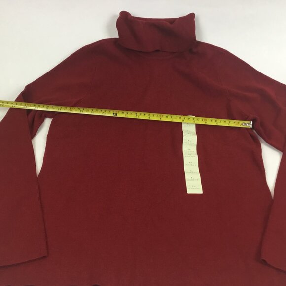 (NWT) Merona Burgundy Turtle-neck Sweater - Picture 5 of 11